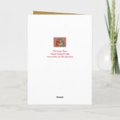 Cancer Support Funny Koe Kaart (Achterkant)