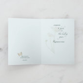 Cancer Support Get Well Butterfly and Countryside Kaart (Binnen)