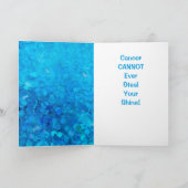 Cancer Support Sparkle Kaart (Binnen)