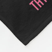 Cancer Support Squad Schildklierkanker Bewustzijn Fleece Deken (Hoek)