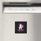 Cancer Support Squad Shirt Borstkanker Bewustzijn Magneet (Insitu (Vaatwasser))