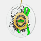 Cancer Survivor 23 Non-Hodgkin lymfoom Keramisch Ornament (Links)