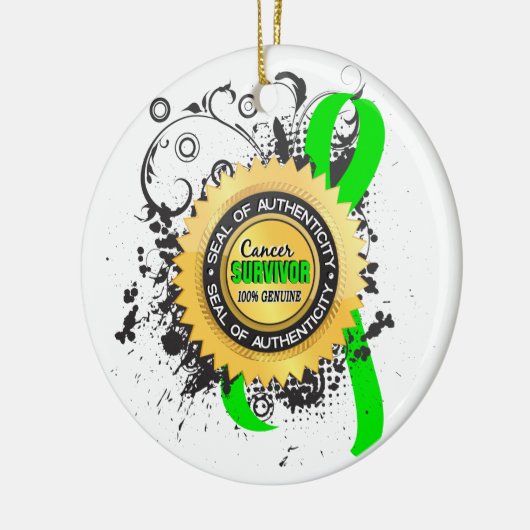 Cancer Survivor 23 Non-Hodgkin lymfoom Keramisch Ornament (Links)
