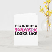 Cancer Survivor Awareness Apparel Kaart (Gele Bloem)