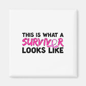 Cancer Survivor Awareness Apparel Magneet (Voorkant)