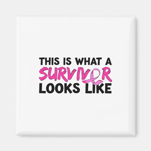 Cancer Survivor Awareness Apparel Magneet (Voorkant)