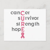 Cancer Survivor Briefkaart (Voorkant)