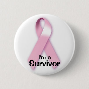 Cancer Survivor-Button Ronde Button 5,7 Cm