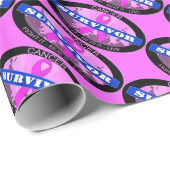 Cancer Survivor Cadeaupapier (Rol Hoek)