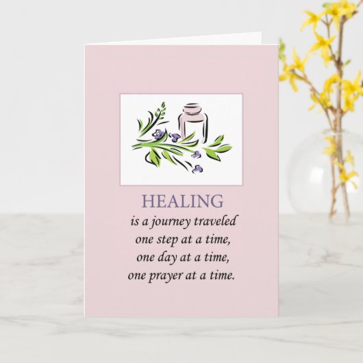 Cancer Survivor Day voelt zich beter gezond Zacht  Kaart (Gele Bloem)