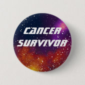 Cancer Survivor Galaxy Identity Ronde Button 5,7 Cm (Voorkant)