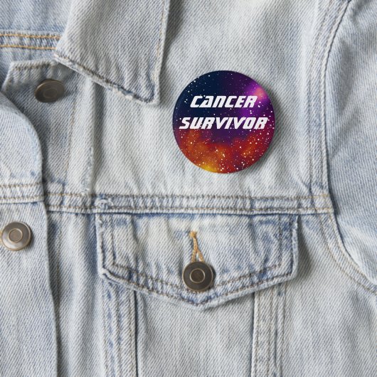 Cancer Survivor  Galaxy Identity Ronde Button 5,7 Cm (In situ)
