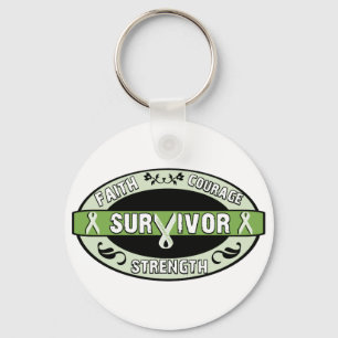 Cancer Survivor Green Sleutelhanger