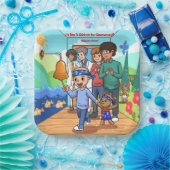 Cancer Survivor Jubileum Party Borden Papieren Bordje (Feest)