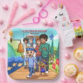 Cancer Survivor Jubileum Party Borden Papieren Bordje (Feest)