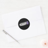 Cancer Survivor Ronde Sticker (Envelop)