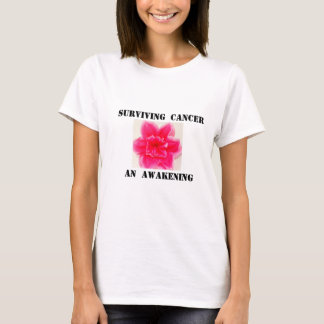 Cancer Survivor T-shirt met bemoedigende woorden