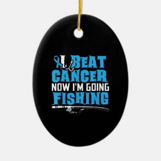Cancer Survivor Vist Gift T-shirt I Beat Cancer Keramisch Ornament