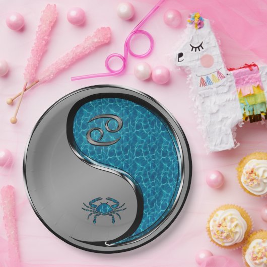 Cancer the Crab Papieren Bordje (Feest)