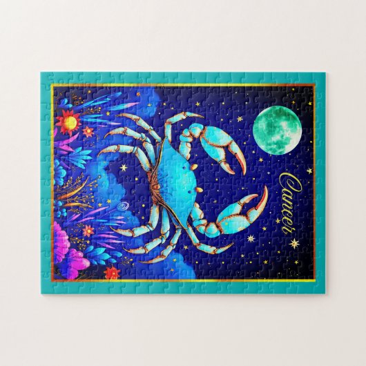 Cancer the Crab Zodiac Sign Legpuzzel (Horizontaal)