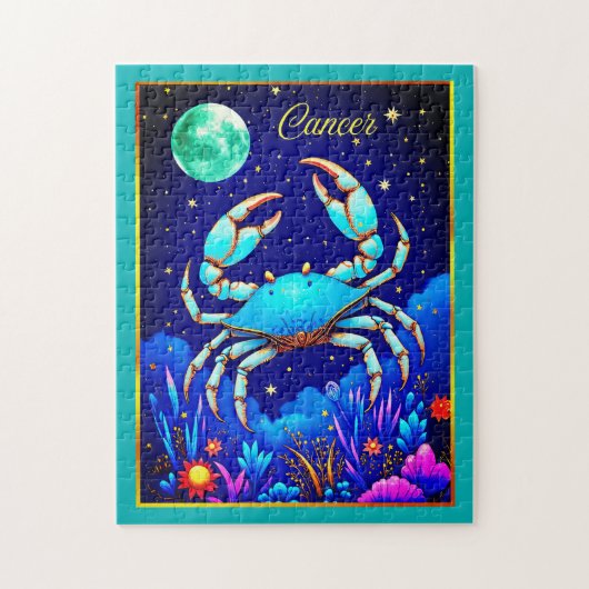 Cancer the Crab Zodiac Sign Legpuzzel (Verticaal)