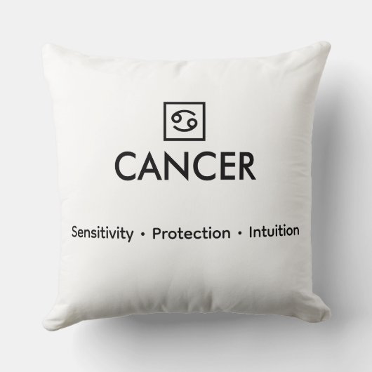 Cancer – Under the Moon’s Tide Kussen (Achterkant)