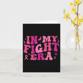 Cancer Warrior Pink Ribbon Kaart (Gele Bloem)