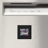Cancer Warrior Support Squad Schildklierkanker Magneet (Insitu (Vaatwasser))