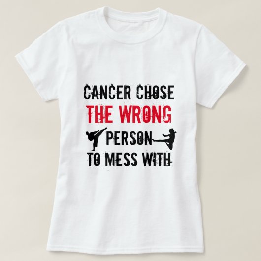 Cancer Warrior T-Shirt (Design voorkant)