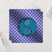 Cancer & Water Ox Kaart (Voorkant / Achterkant in situ)