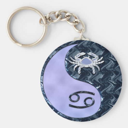 Cancer Yin Yang Sleutelhanger (Voorkant)