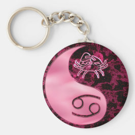 Cancer Yin Yang Sleutelhanger