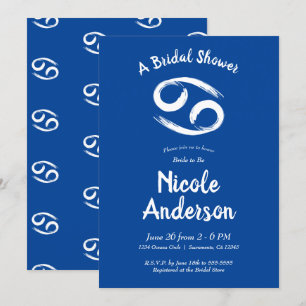 CANCER Zodiac Astrology June Juli Vrijgezellenfees Kaart