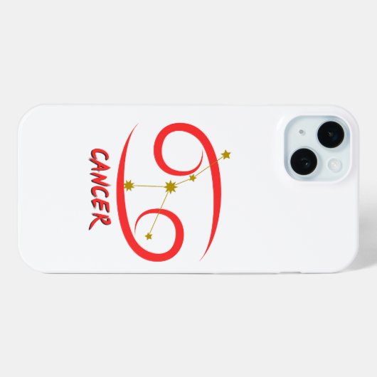 Cancer Zodiac Case-Mate iPhone Case (Achterkant (horizontaal))