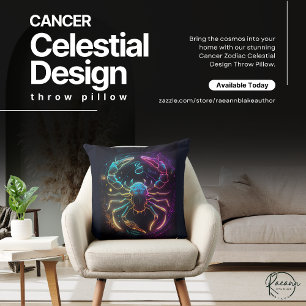 Cancer Zodiac Celestial Design Sierkussen