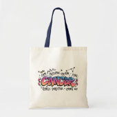 Cancer Zodiac Graffiti Tote Bag (Voorkant)