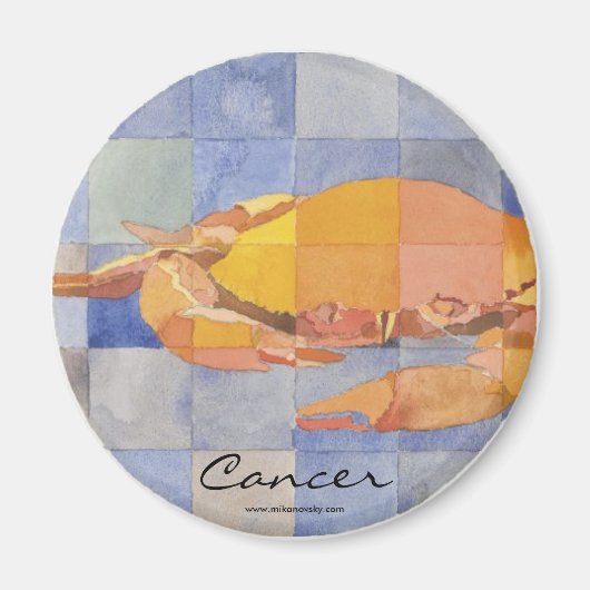 Cancer Zodiac Magneet (Voorkant)