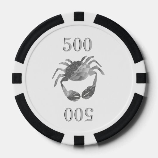 Cancer Zodiac Poker Chips (Voorkant)
