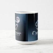 Cancer Zodiac Sign Glyph Moon Morphing Mug Magische Mok (Midden)