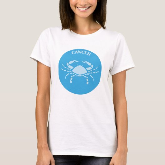 Cancer, Zodiac Sign, Horoscope, Astrology T-shirt (Voorkant)