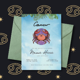 Cancer Zodiac Sign Kaart