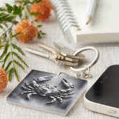 cancer zodiac sign sleutelhanger (Voorkant Rechts)