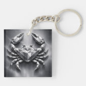 cancer zodiac sign sleutelhanger (Achterkant)