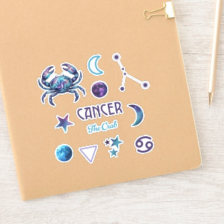 Cancer Zodiac Sticker Collection