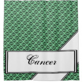 Cancer Zodiac Symbol Standard by Kenneth Yoncich Douchegordijn (Voorkant)