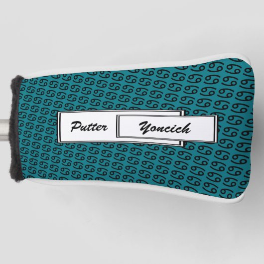 Cancer Zodiac Symbol Standard by Kenneth Yoncich Golfheadcover (Voorkant)