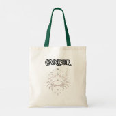 cancer zodiac tote bag (Achterkant)