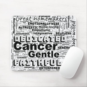 Cancer Zodiac Word Cloud Inspiration Muismat