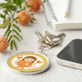 Cancerian Girl Character Sleutelhanger (Zijkant)