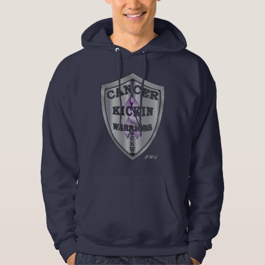 cancerkickinwarriors-logo-LARGE, IWD Hoodie (Voorkant)